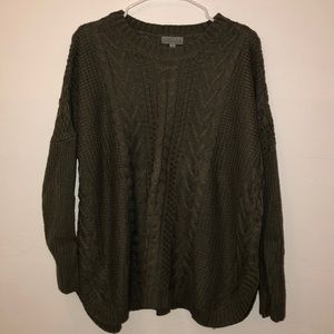 Forrest green oversized sweater